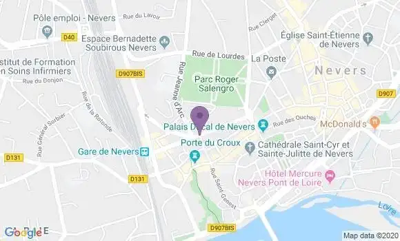 Localisation Mtre Cleme Emilie