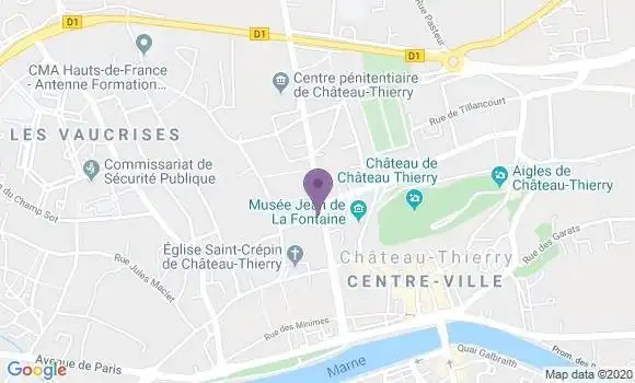 Localisation Mtre Corroy Karine