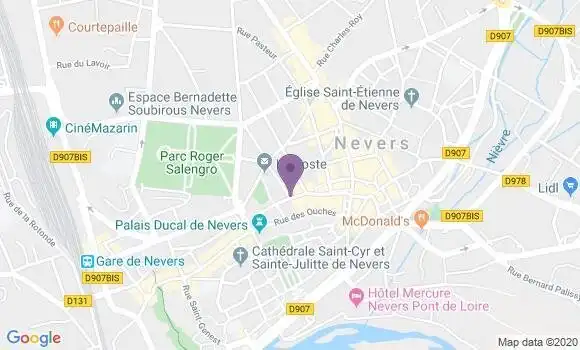 Localisation Mtre Ganier Jacques