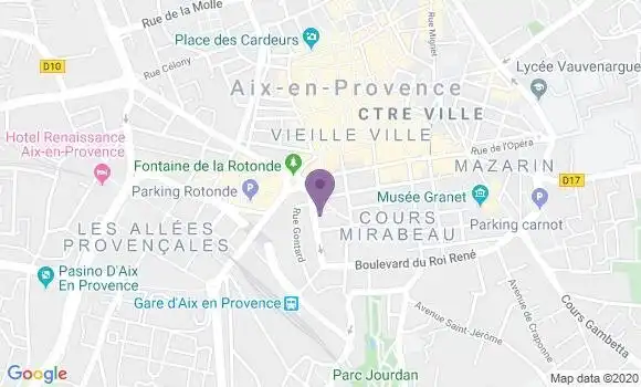 Localisation Mtre Cazelles Laurent