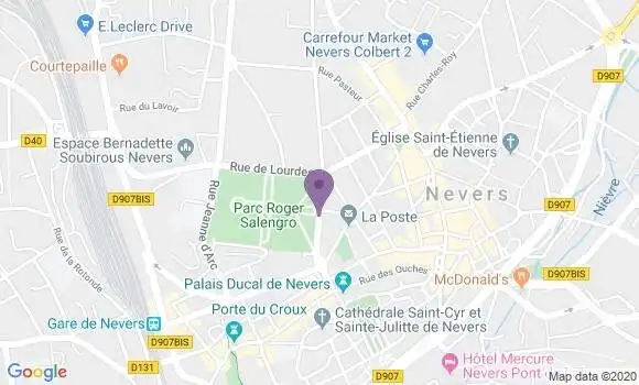 Localisation Mtre Maury Nathalie