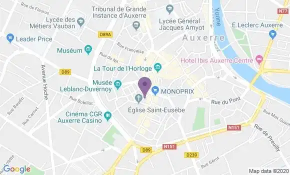 Localisation Mtre Prêtre Sabin Frédérique