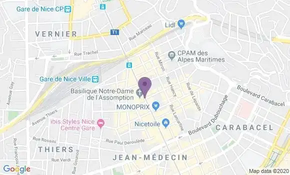 Localisation Mtre Assus Juttner Françoise