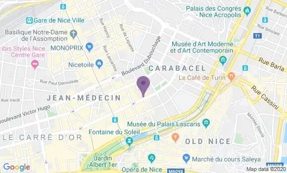 Localisation Mtre Bacci Isabelle
