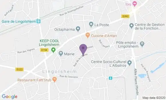 Localisation Mtre Claus Fabienne