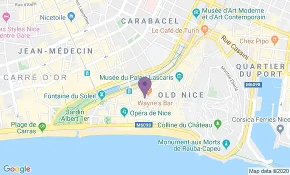 Localisation Mtre Bocca Rose