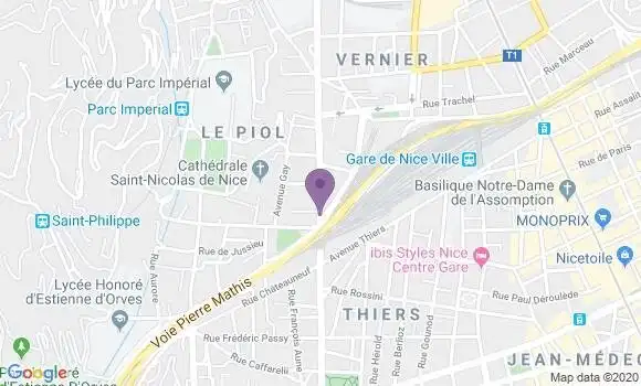 Localisation Mtre Brandeau Joseph