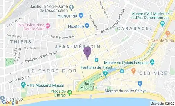 Localisation Mtre Carles Lionel