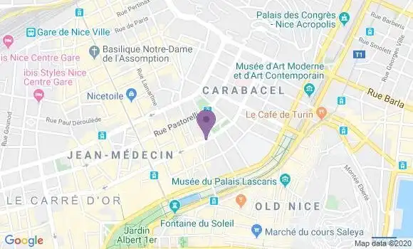 Localisation Mtre Castillon Jean