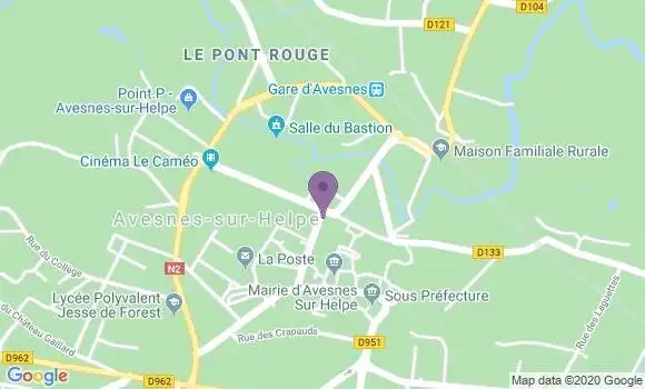 Localisation Mtre Chabot Corine