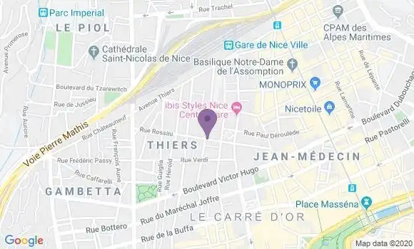 Localisation Mtre Chalus Olivia