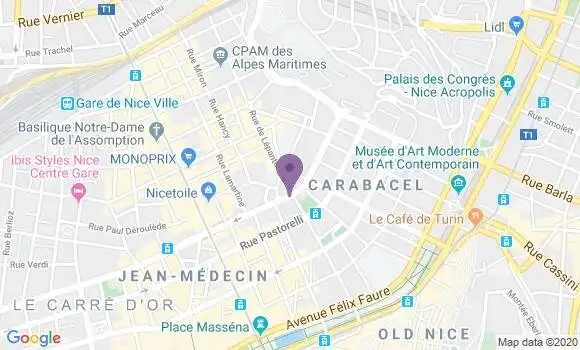 Localisation Mtre Chas Sophie