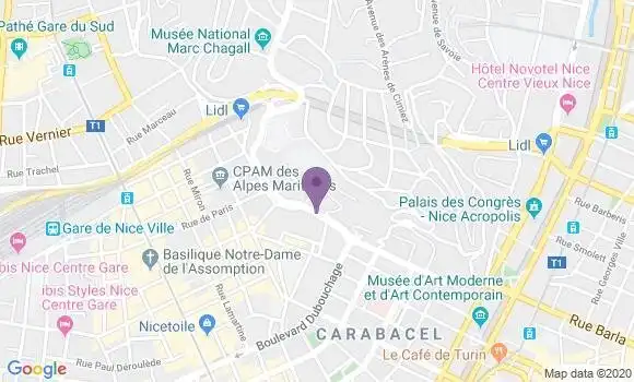 Localisation Mtre Chemla Robert