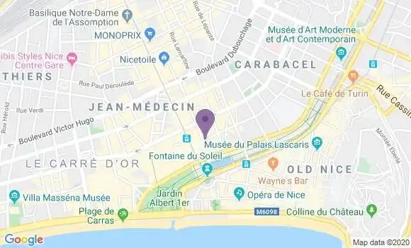 Localisation Mtre Cohen Benjamin
