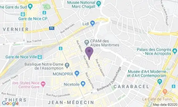 Localisation Mtre Coty Olivia