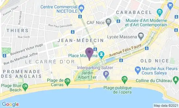 Localisation Mtre Darmon Lyne
