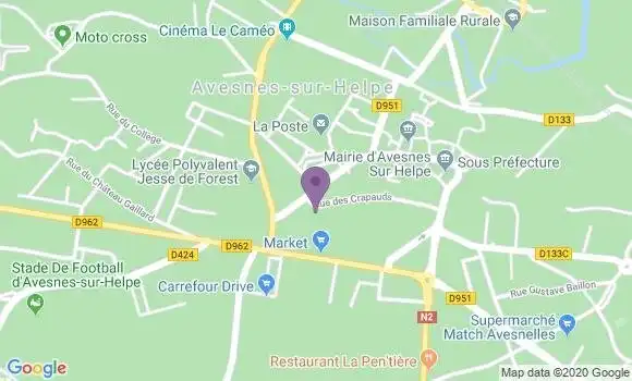 Localisation Mtre Demory Vincent