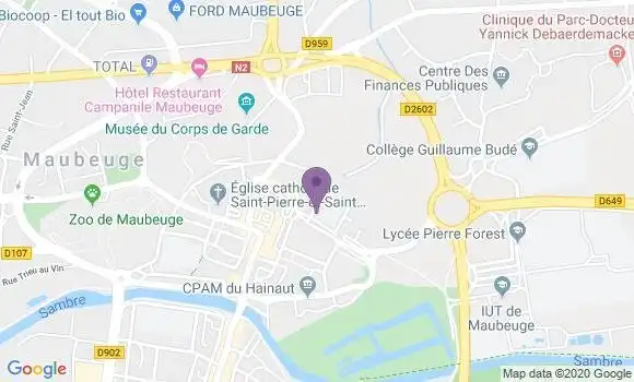 Localisation Mtre Douay Nicole