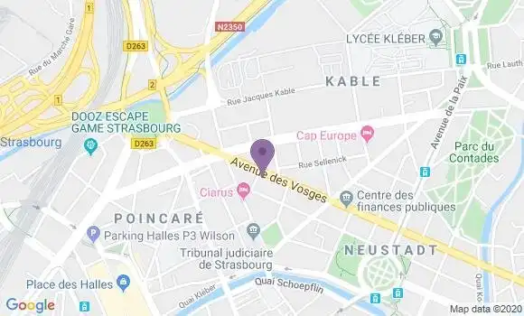 Localisation Mtre Huet Duranton Isabelle