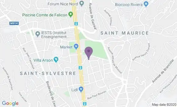 Localisation Mtre Duval Laurent