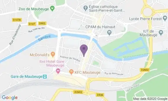 Localisation Mtre Houzeau Jean Yves