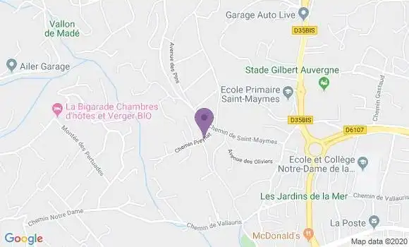 Localisation Mtre Germani Gérard