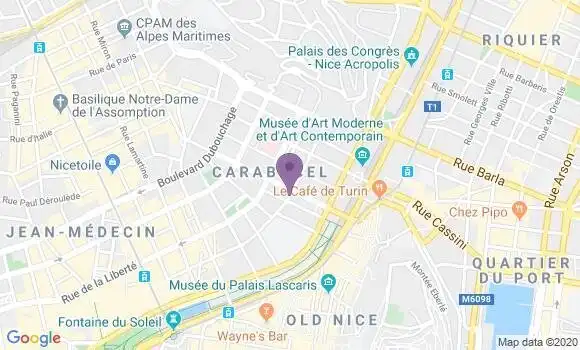 Localisation Mtre Jamet Elziere Chantal