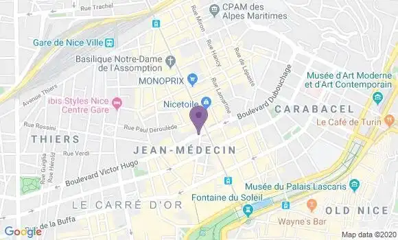 Localisation Mtre Laborde Isabelle