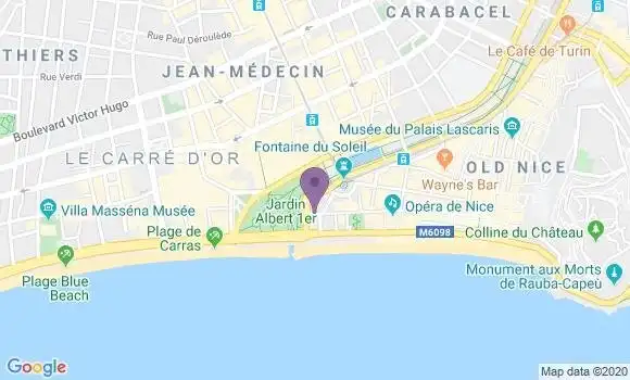 Localisation Mtre Lanfranchi Astrid