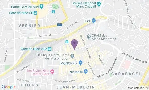 Localisation Mtre Martin Gilles