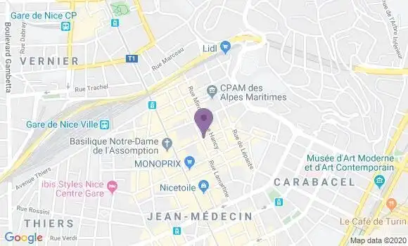 Localisation Mtre Msellati Jean Charles