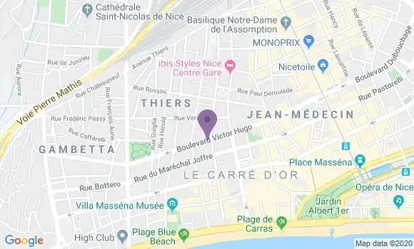 Localisation Mtre Nicolas Laurent