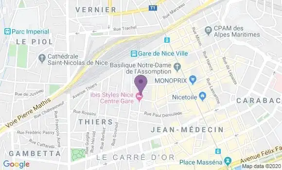 Localisation Mtre Padovani Jacques