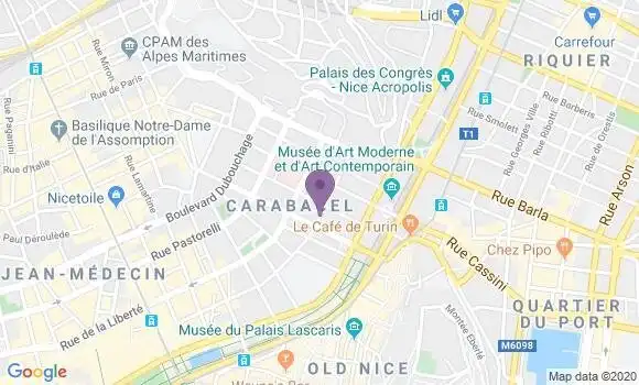 Localisation Mtre Parravicini Nino