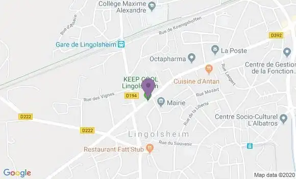 Localisation Mtre Zerr Francis