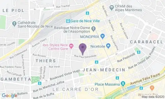 Localisation Mtre Pulinck Christine