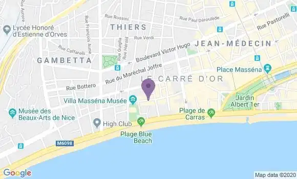 Localisation Mtre Raux Jean Paul