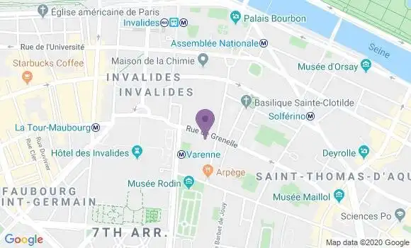 Localisation Mtre De Noailles de Mouchy de Poix Antoine