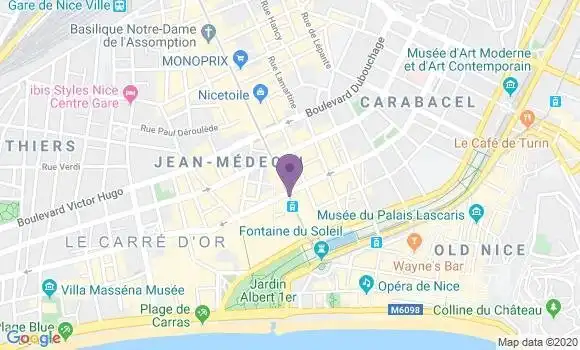 Localisation Mtre Ricordeau Martine