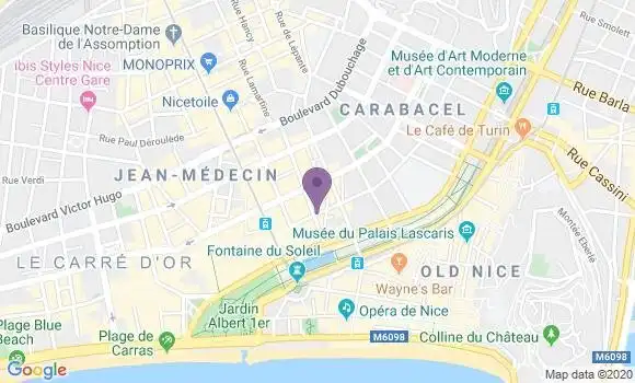 Localisation Mtre Salducci Anne Lise