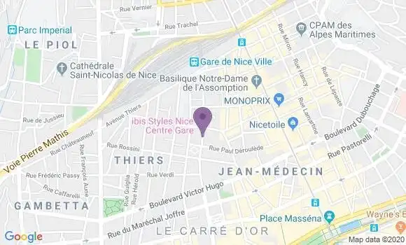 Localisation Mtre Sauvage Fakir Jenny