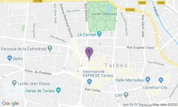 Localisation Mtre Chamayou Laurence
