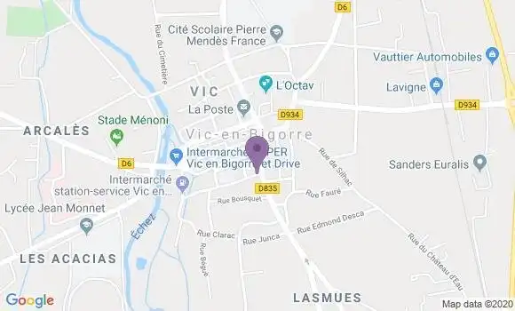 Localisation Mtre Corsini Martine
