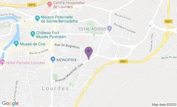 Localisation Mtre Fournier Geneviève