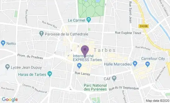Localisation Mtre Lipsos Lafaurie Miren