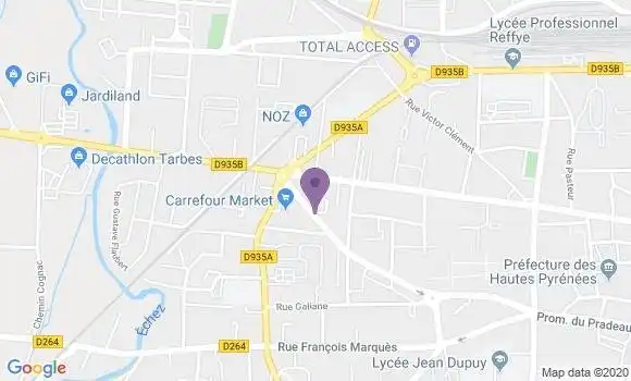 Localisation Mtre Sarrouilhe Philippe