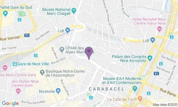 Localisation Mtre Verneil Claire