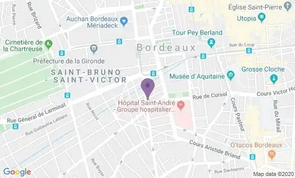 Localisation Mtre Gauthier Emmanuel