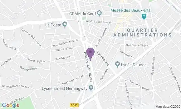 Localisation Mtre Barnouin Christian