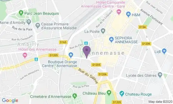 Localisation Mtre Bouchet Violaine